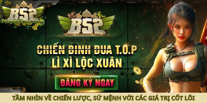 Tầm nhìn về chiến lược, sứ mệnh với các giá trị cốt lõi